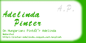 adelinda pinter business card